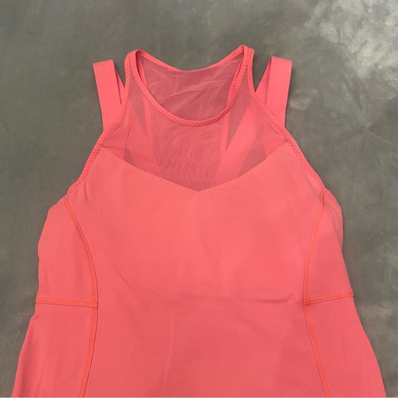 Lululemon Running In The City Tank Top/Grapefruit - 27592 - Picture 5 of 8